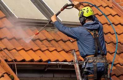 Démoussage et hydrofuge de toiture à Montchenu